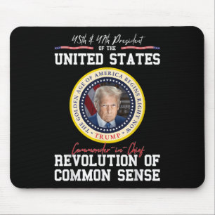 Trump Commander-in-chief Golden Age Of America Mouse Pad