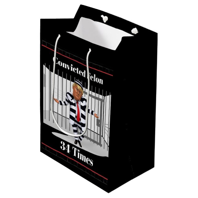 Trump Convicted Felon Gift Bag (Front Angled)