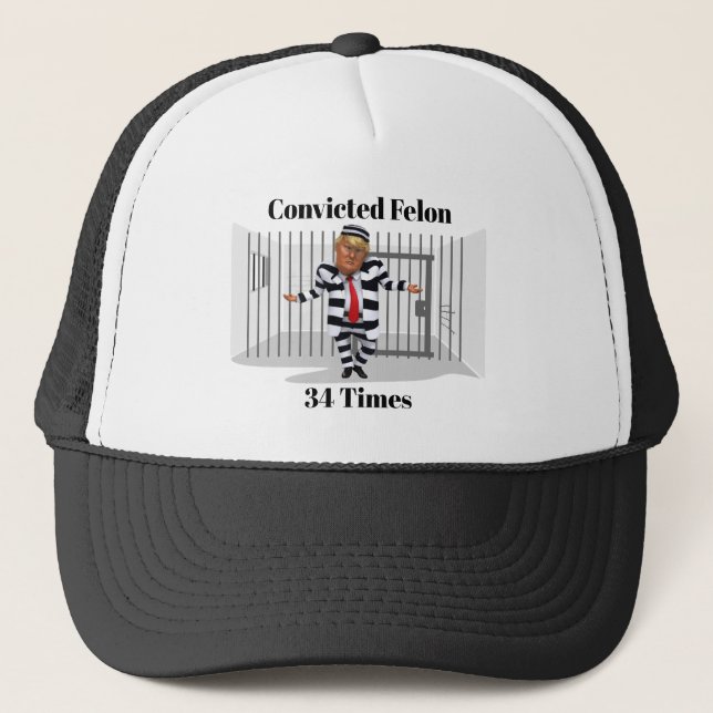 Trump Convicted Felon Trucker Hat (Front)