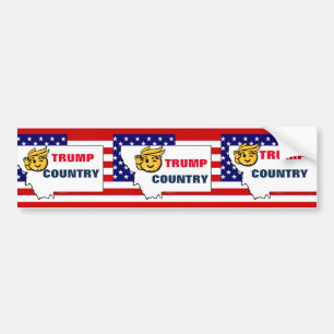 TRUMP COUNTRY BUMPER STICKER