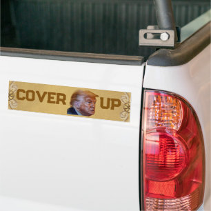 Trump Cover Up Bumper Sticker