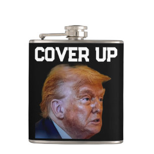 Trump Cover Up Flask