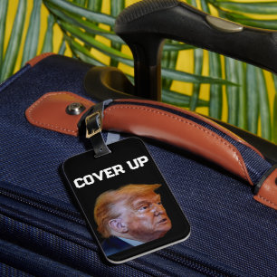 Trump Cover Up Luggage Tag