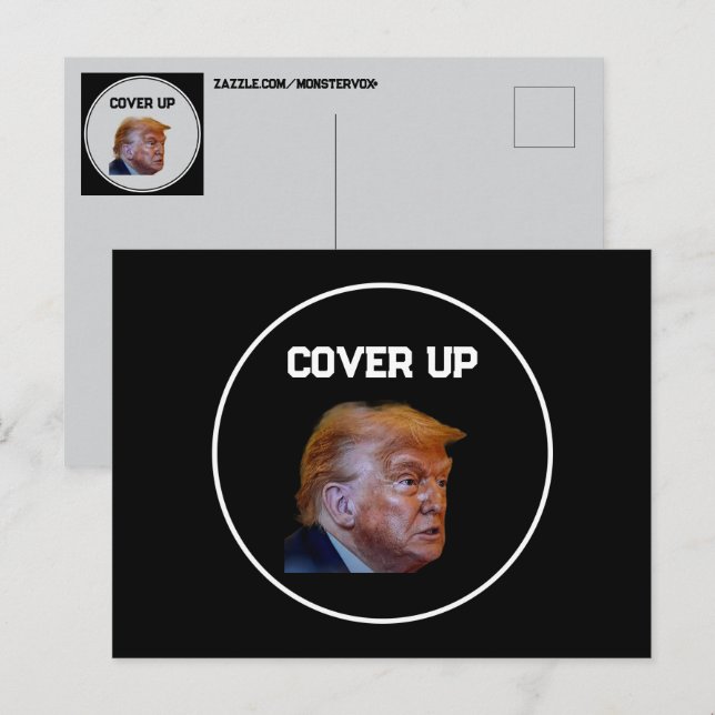 Trump Cover Up Postcard (Front/Back)