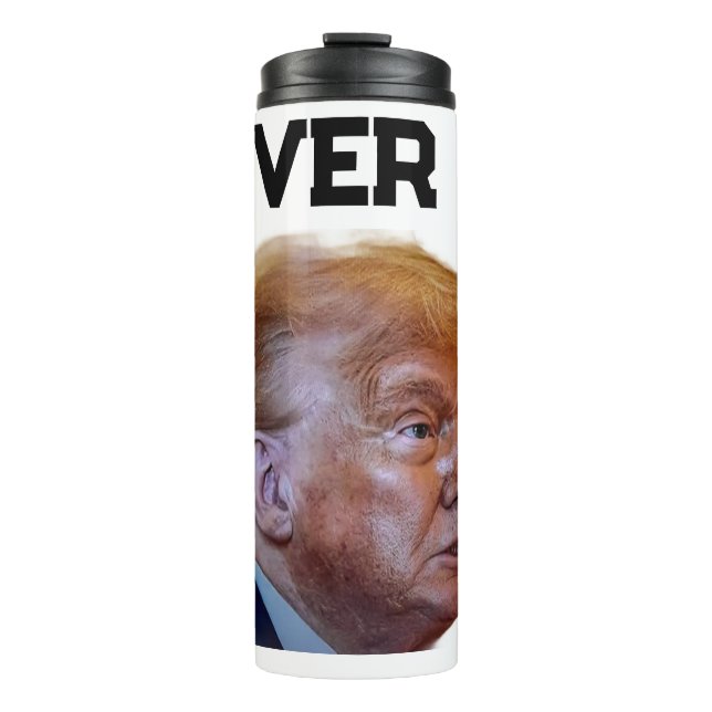 Trump Cover Up Thermal Tumbler (Front)