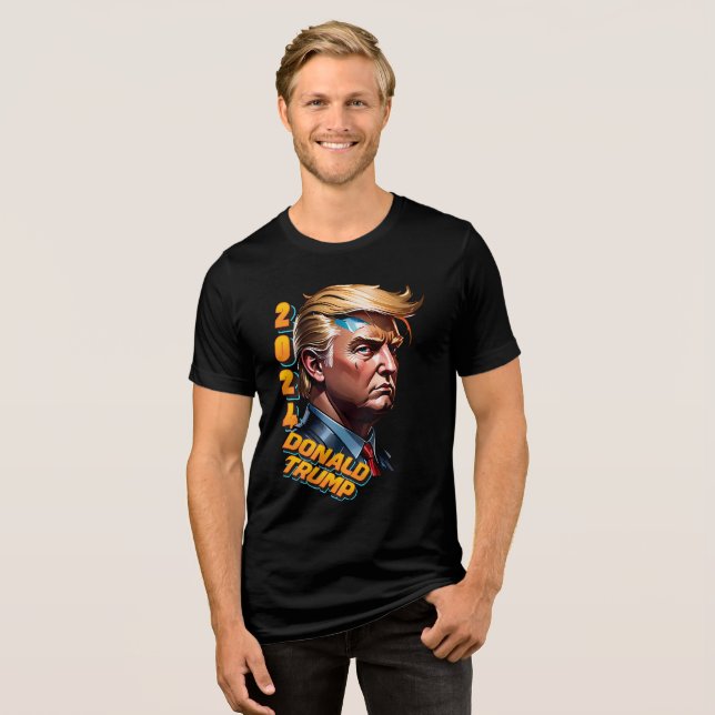 Trump Cyberpunk 2024 T Shirt (Front Full)