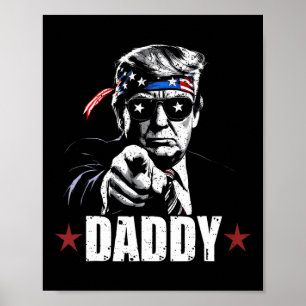 Trump Daddy 2025 Official Trump Daddy Funny 2 Poster
