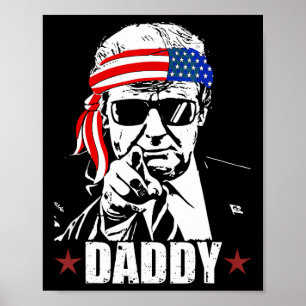 Trump Daddy 2025 Official Trump Daddy Funny Poster