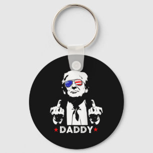 Trump Daddy 2025 President Supporters Men And Wome Key Ring