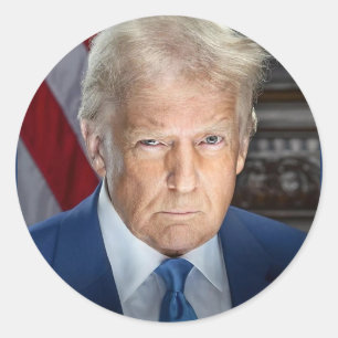 Trump Daddy’s Home And He’s Pissed 2025 Inaugurati Classic Round Sticker
