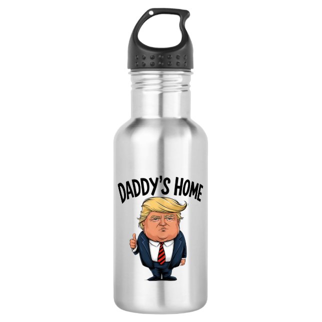 Trump  Daddy's Home  710 Ml Water Bottle (Front)