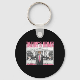 Trump Daddys Home White House 2024 Key Ring