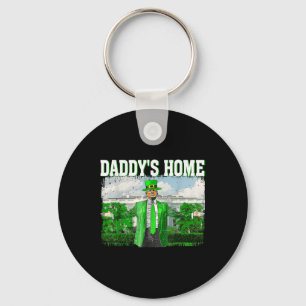 Trump Daddys Home White House Funny Trump St Key Ring