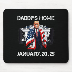 Trump Daddys Home White House Mouse Pad
