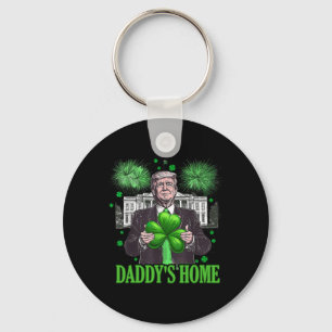 Trump Daddys Home White House St Patricks Day 2025 Key Ring
