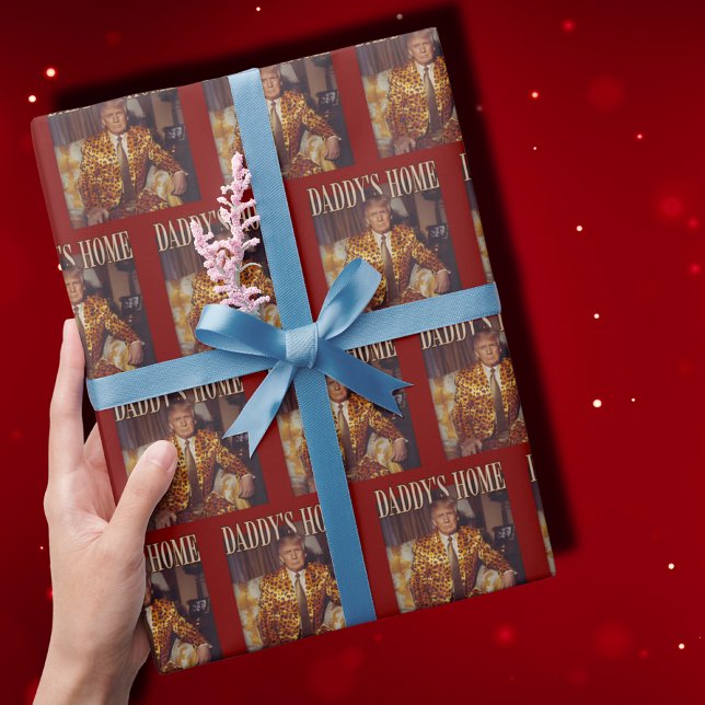 Trump Daddys Home White House | Trump Gift Wrapping Paper (Creator Uploaded)