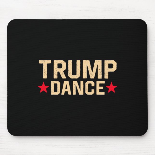 Trump Dance 2024 Qr 4547 Funny Trump Dancing Code  Mouse Pad (Front)