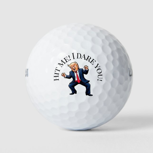 Trump Dance 47 Personalise Golf Balls (Front)