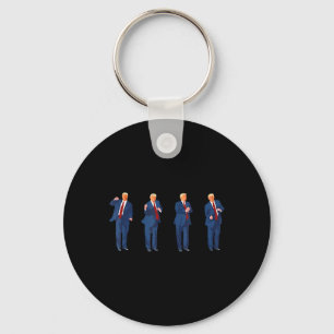 Trump Dance 4th Of July Trump 2024  Key Ring