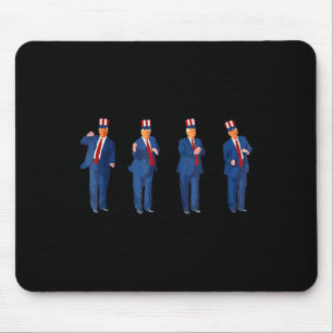 Trump Dance 4th Of July Trump 2025 _1 Mouse Pad