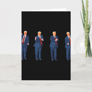 Trump Dance 4th Of July Trump 2025 Card
