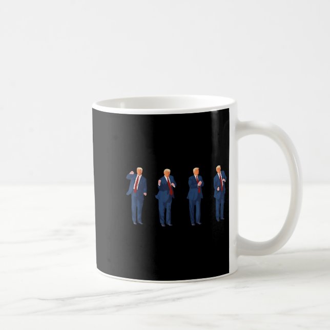 Trump Dance 4th Of July Trump 2025  Coffee Mug (Right)