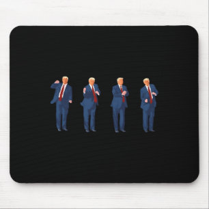Trump Dance 4th Of July Trump 2025 Mouse Pad