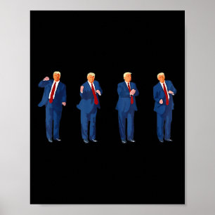 Trump Dance 4th Of July Trump 2025 Poster