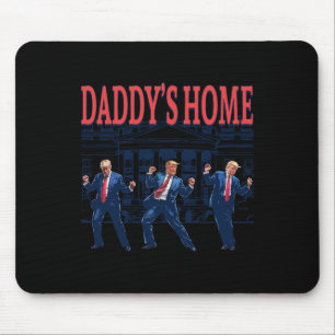 Trump Dance Daddy's Home Retro  Mouse Pad