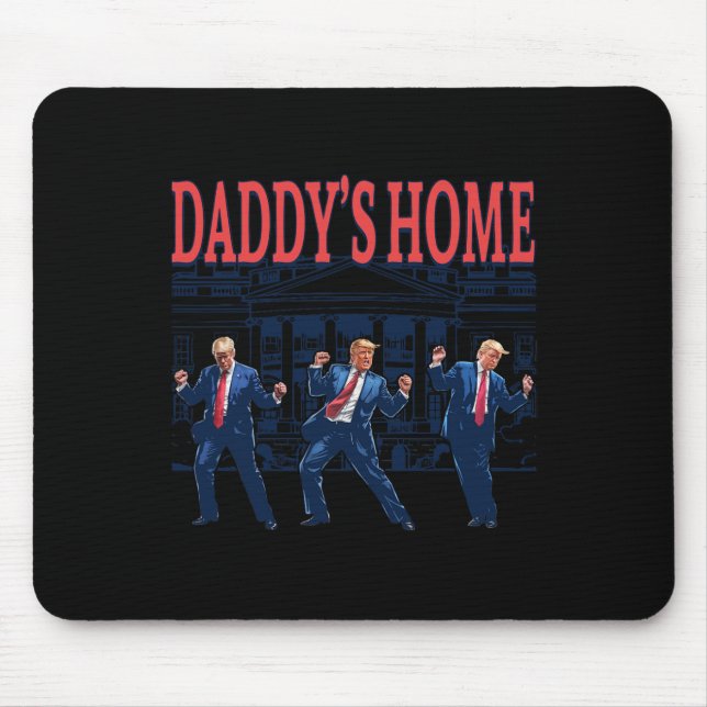 Trump Dance Daddy's Home Retro  Mouse Pad (Front)