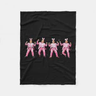 Trump Dance Easter Funny Trump Make Easter Great Fleece Blanket