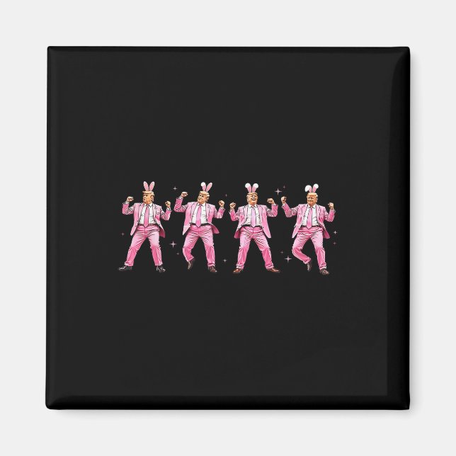 Trump Dance Easter Funny Trump Make Easter Great Magnet (Front)