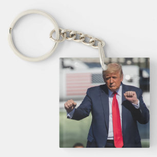 Trump Dance Funny Key Ring