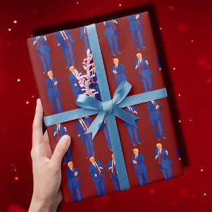 Trump Dance Happy Trump Dancing Gift Wrapping Paper