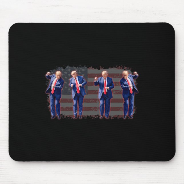 Trump Dance Pro Trump 2024 Trump President Mega 45 Mouse Pad (Front)