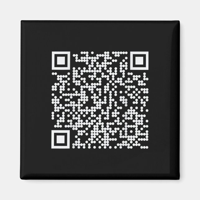 Trump Dance Qr Funny President Dance Code (on Back Magnet (Front)