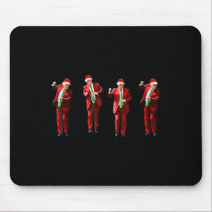 Trump Dance Santa Claus Christmas Xmas Pyjamas Hol Mouse Pad