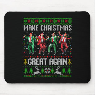 Trump Dance Santa Claus Make Christmas Great Again Mouse Pad
