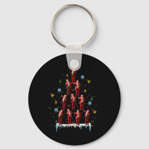 Trump Dance Santa Claus Tree Christmas Xmas Pajama Key Ring