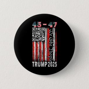Trump Dance Troll Qr Funny President Trump Dance C 6 Cm Round Badge