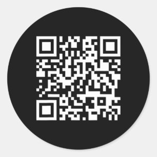 Trump Dance Troll Qr Funny President Trump Dance C Classic Round Sticker