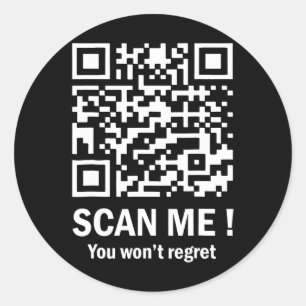 Trump Dance Troll Qr Funny President Trump Dance C Classic Round Sticker