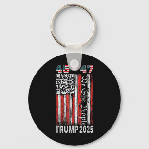Trump Dance Troll Qr Funny President Trump Dance C Key Ring