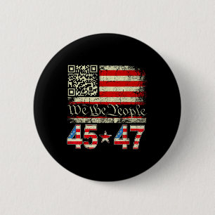 Trump Dance Troll Qr Funny Trump Dance Code Retro 6 Cm Round Badge