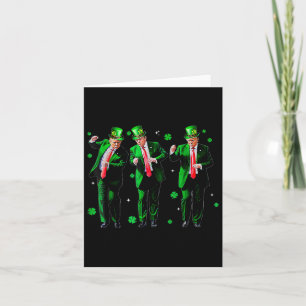 Trump Dance Trump 2024 Make St Patricks Day Great  Card