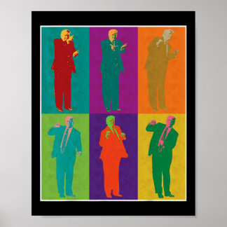 Trump Dance Trump Elaine Dance Gif Trump Dancing  Poster