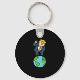 Trump Dancing Funny Saying  Key Ring