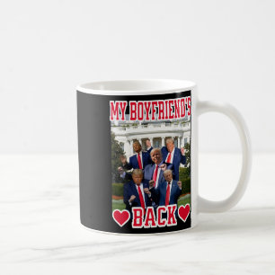 Trump Dancing My Boyfriend's Back Collegiate Dance Coffee Mug