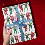 Trump Dancing | Trump Santa Hat Dance Christmas Wrapping Paper<br><div class="desc">Funny Donald Trump Santa Hat Dance Gift Wrap</div>