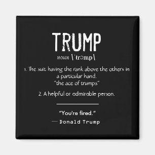 Trump Definition Cool Political Donald Trump Quote Magnet